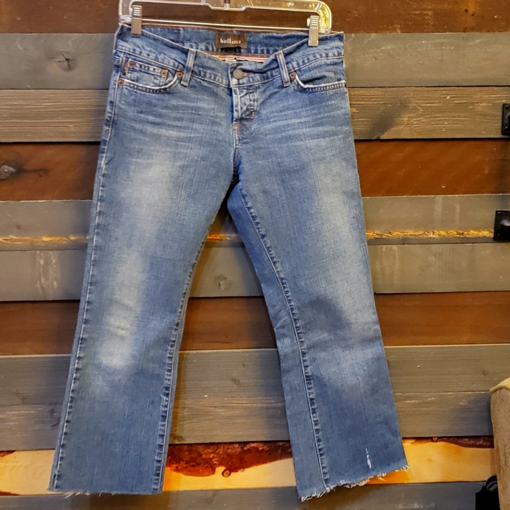 Womens Hollister Jeans Co Denim Cut Off to Capris Size 3s